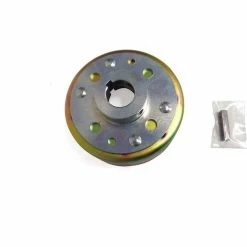 Cheapest 🛒 AZUSA 4-1/2" Brake Drum, No Flange, Riveted To Mini-Hub, 1" Bore, Machined OD ⭐