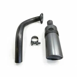 Hot Sale ❤️ OMB Warehouse Underseat Minibike Header With Clamp On Muffler 🔔