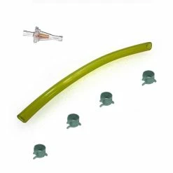 New 🥰 OMB Warehouse 3' 1/4" Yellow Fuel Line Hose Clamp Filter Mini Bike Go Kart Tractor Generator ⌛