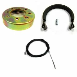 Promo 🎁 OMB Warehouse 4" Band Brake Drum Kit W/cable Go Karts Mini Bikes Drift Trike 💯